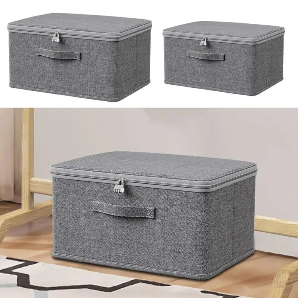 Lockable box Clothes Organizer With Password Lock Pants Sweater Layered Storage Cabinets Jeans Privacy Storage Organizers 1