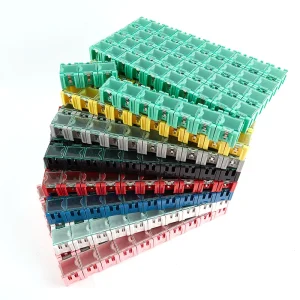 50Pcs/Set SMD SMT Electronic Component Container Mini Storage Boxes kit desk organizer 1
