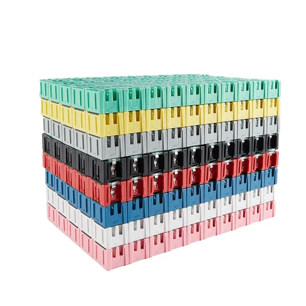 50Pcs/Set SMD SMT Electronic Component Container Mini Storage Boxes kit desk organizer 2