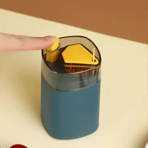 New Automatic Toothpick Box Portable Transparent Household Table Toothpick Container Storage Box Toothpick Storage Box Dispenser 1