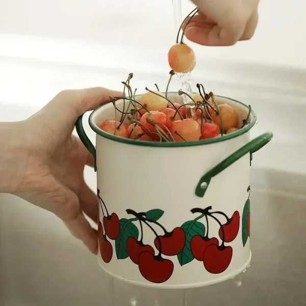 Retro Tableware Storage Bucket Draining Rack with Divider Kitchen Knife and Fork Storage Box Home Decoration for Kitchen Tools 5
