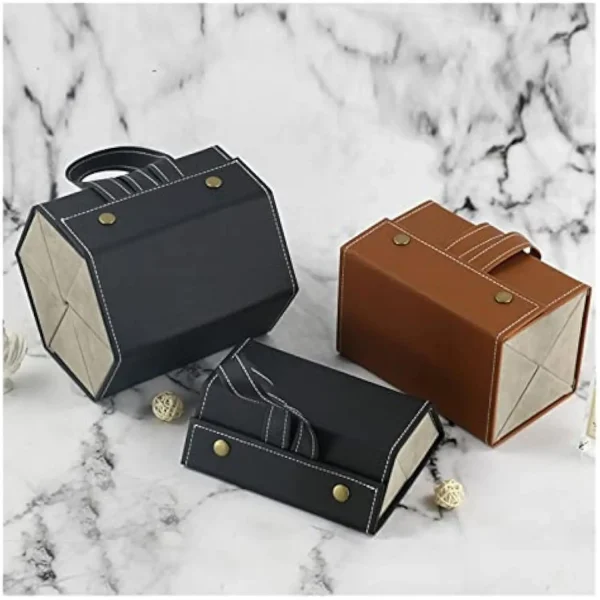 Creative Premium Travel Sunglasses Case 2/3/4/5/6 Multi-Slot Eyeglasses Storage Display Hexagonal Portable Glasses Organizer 5