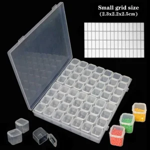 28/56 Grids DIY Diamond Painting Tools Storage Box Diamond Embroidery Accessories Organizer Case Painting Storage Containers 1