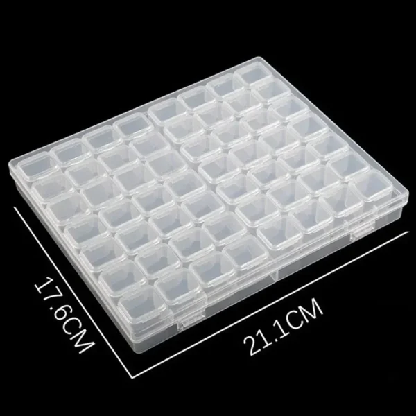 28/56 Grids DIY Diamond Painting Tools Storage Box Diamond Embroidery Accessories Organizer Case Painting Storage Containers 4