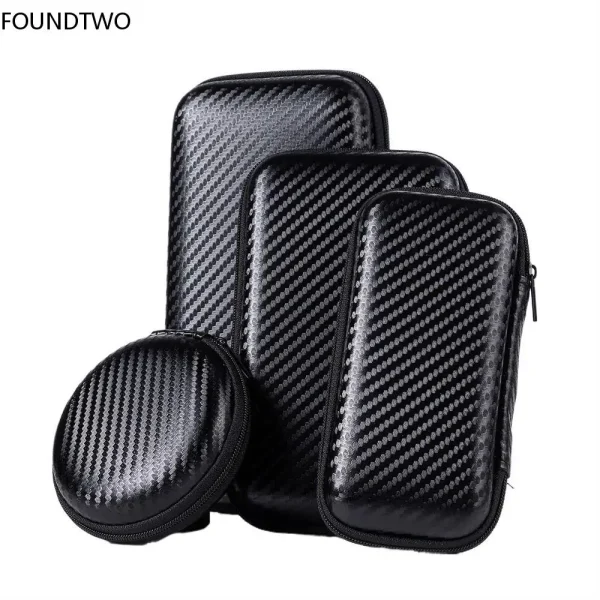 Eva Zipper Bag Mobile Phone Charger Protection Bag Mobile Hard Disk Case U Disk Data Cable Headphone Min Storage Pocket Pouch 1