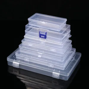 Clear Plastic Small Boxes Multifunctional Storage Box For Jewelry Earrings Rings Beads Collecting Dustproof Durable Storage Case 1