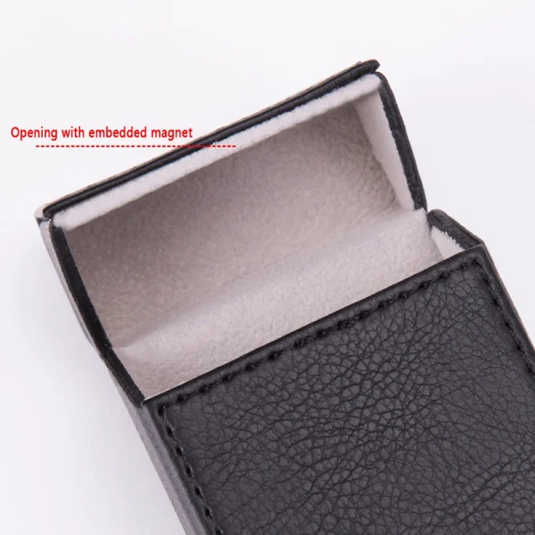 1Pc PU Leather Cigarette Case for Tobacco Storage Box Holder for Holding up to 20 Cigar Protective Cover 6
