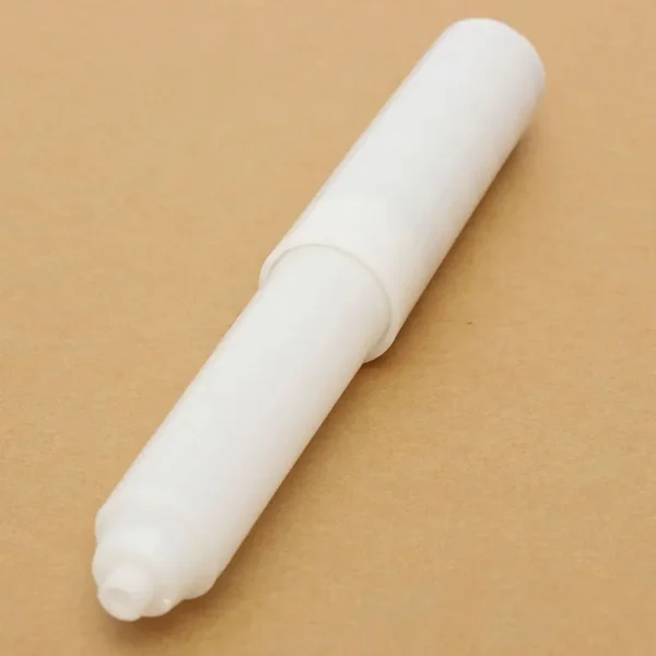 Replacement Toilet Roll Paper Shaft White Toilet Roll Holder Roller Spindle Insert Spring For Bathroom Toilet Roll Paper Tube 5