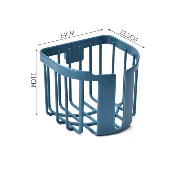 Punch-Free Toilet Paper Shelf Bathroom Kitchen Tissue Box Wall-Mounted Sticky Paper Storage Box Toilet Paper Holder Roll Paper 5