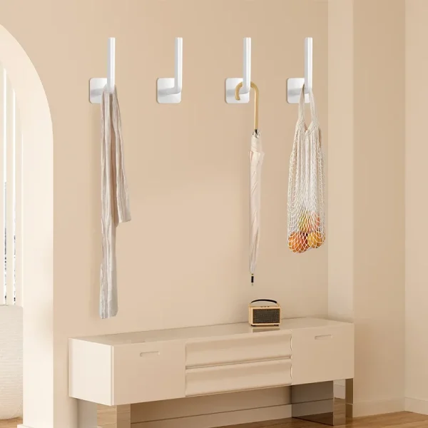 1PCS Kitchen Paper Roll Holder Towel Hanger Rack Bar Cabinet Rag Hanging Holder Shelf Toilet Paper Towel Holders for Kitchen 3