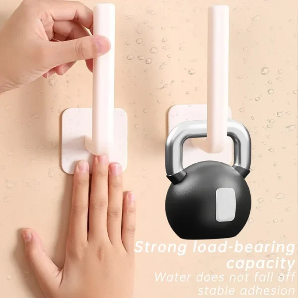 1PCS Kitchen Paper Roll Holder Towel Hanger Rack Bar Cabinet Rag Hanging Holder Shelf Toilet Paper Towel Holders for Kitchen 4