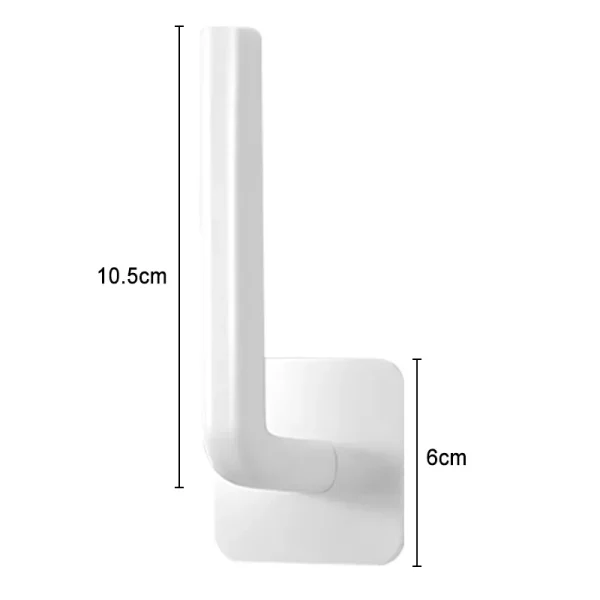 1PCS Kitchen Paper Roll Holder Towel Hanger Rack Bar Cabinet Rag Hanging Holder Shelf Toilet Paper Towel Holders for Kitchen 6
