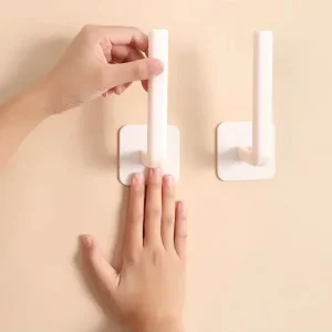 1pcs Toilet Paper Hold Tissue Hanger Storage Rack Kitchen Self-adhesive Accessories Under Cabinet Paper Roll Rack Towel Holder 1