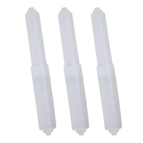 1/3pcs Toilet Paper Holder White Bathroom Toilet Roll Spindle Spring Loaded Replacement Insert Holder Plastic 1