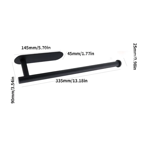 Kitchen Paper Towel Holder Adhesive Tissue Hanger Toilet Roll Paper Dispenser Cabinet Storage Napkin Rack Bathroom Accessories 6