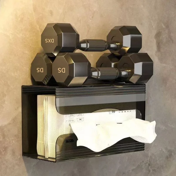 Punch-free Toilet Paper Holder Box Waterproof Storage Toilet Paper Storage Rack Paper Towel Kitchen Bathroom Storage Box 4