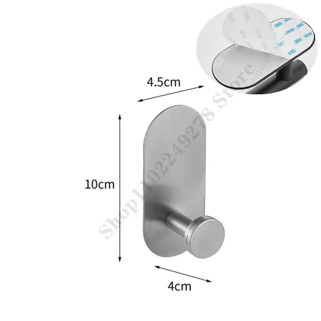 silver Clothes Hook
