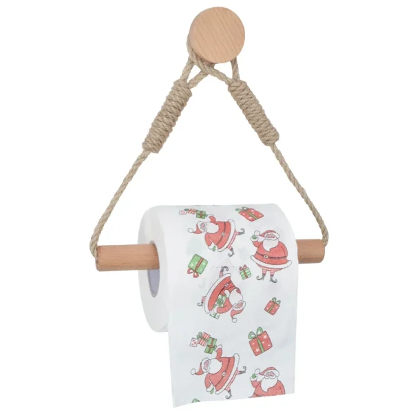 Boho Wall Toilet Paper Towel Holders Wall Mounted Stand Towel Rack Bathroom Tissue Holder Towel Dispenser Bathroom Accessories 2