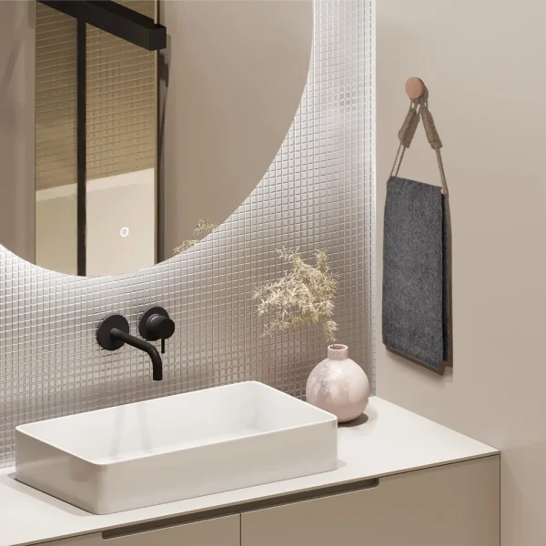 Boho Wall Toilet Paper Towel Holders Wall Mounted Stand Towel Rack Bathroom Tissue Holder Towel Dispenser Bathroom Accessories 4