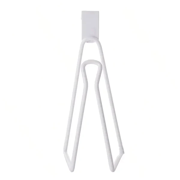 Toilet Paper Holder - Easy Install Wall Mount Bathroom Tissue Roll Hanger with Painted Finish Space Saving No-Drill Design 6