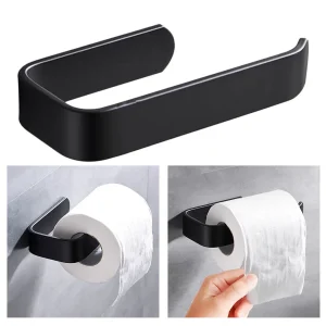 Storage Rack No Punching Towel Rack Kitchen Holder Shelf For Kitchen Wall Shelves Fixture Home Improvement Tissue Holder 1