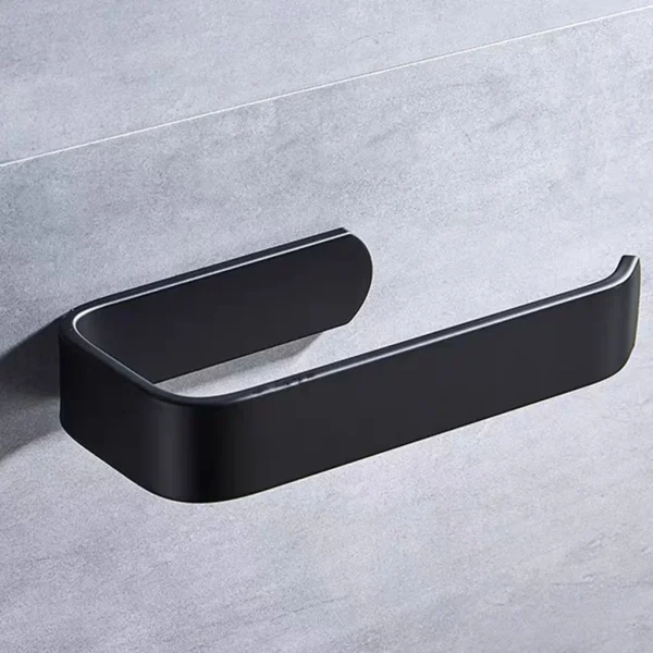 Storage Rack No Punching Towel Rack Kitchen Holder Shelf For Kitchen Wall Shelves Fixture Home Improvement Tissue Holder 3