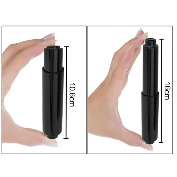 3 Pcs Toilet Paper Holder Stick Spring-Loaded Easy Installation Replacement Adjustable Toilet Paper Roller Spindle Plastic Lever 6