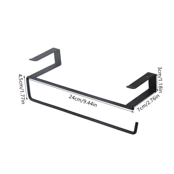 Paper Roll Holder Towel Rack Bathroom No Punching Storage Rack Kitchen Supplies Nail Free Storage Rack 6