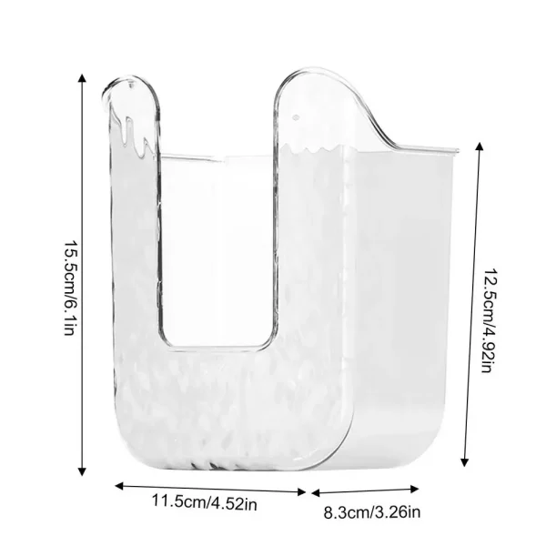Toilet Paper Holder Box Wall Mounted Wipe Tissue Organiser Wet wipe box Self-Adhesive Paper Towel Dispenser for Kitchen Bathroom 6