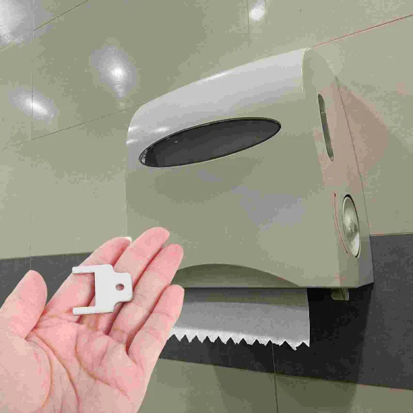 4pcs Roll Tissue Case Lock Key Part Paper Towel Dispenser Key Roll Toilet Paper Dispenser Keys Toilet Paper Dispenser Key Toilet 4