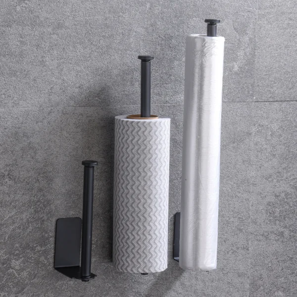 Punch-Free Toilet Paper Holder Self Adhesive Bathroom Kitchen Stainless Steel Toilet Roll Holder Wall Organizer Home Accessories 3