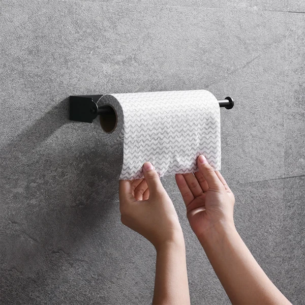 Punch-Free Toilet Paper Holder Self Adhesive Bathroom Kitchen Stainless Steel Toilet Roll Holder Wall Organizer Home Accessories 4