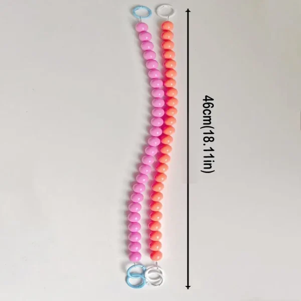 Dopamine Hanging Beaded Tissue Holder Non Punching Multifunctional Toilet Paper Roll Bracket Decoration Wall Mount 6