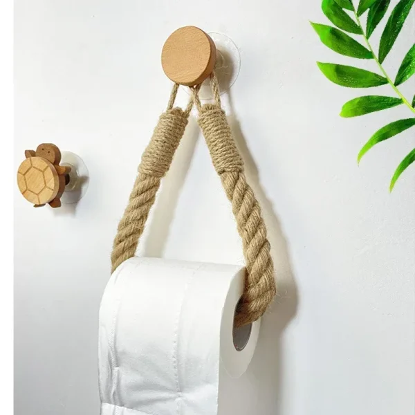 Nail-free Paper Towel Holders Towel Rack Bathroom Accessories Towel Hook Tissue Holder Paper Roll Holder Toilet Storage Rack 1