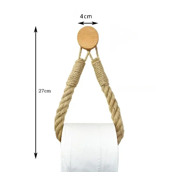 Nail-free Paper Towel Holders Towel Rack Bathroom Accessories Towel Hook Tissue Holder Paper Roll Holder Toilet Storage Rack 4