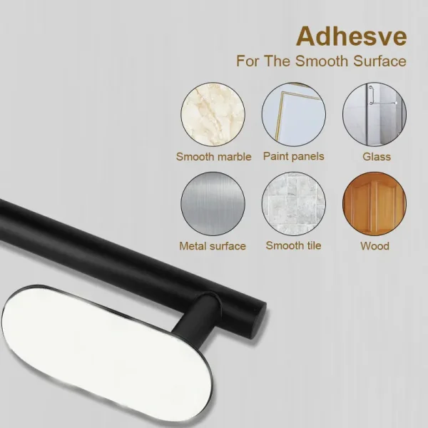 1-2 PCS Adhesive Toilet Roll Paper Holder Wall Mount Storage Stand Punch-Free Stainless Steel Storage Accessories Kitchen Hook 4
