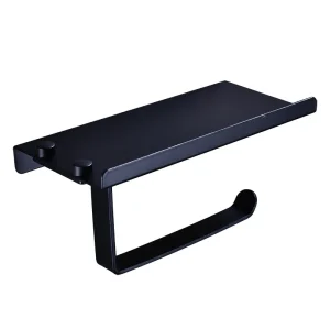 Wall Mounted Stainless Steel Bathroom Toilet Paper Holder with Towel Roll Shelf Tissue Rack Box Holders Organizer New 1