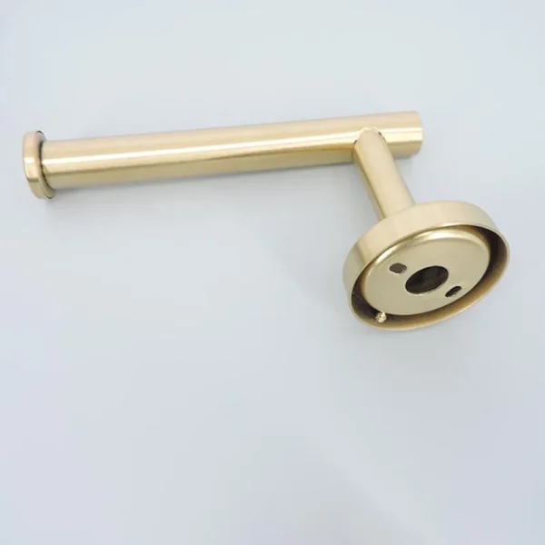 3colors Gold silver black Bathroom Tissue wall mount drill wc Stainless Toilet Roll Paper Towel Holder Organizers Rack hanger 2