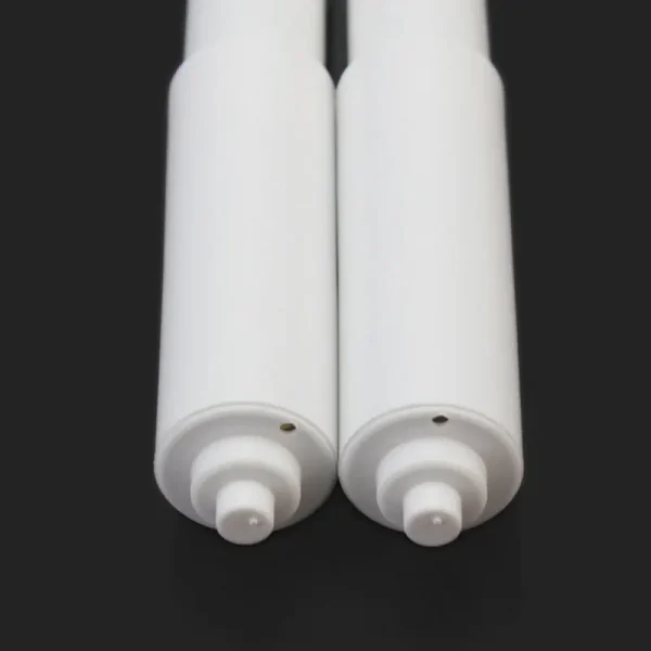 1pc White Plastic Toilet Roll Holder Replacement Toilet Roll Holder Roller Insert Spindle Spring Flexible Toilet Paper Holder 5