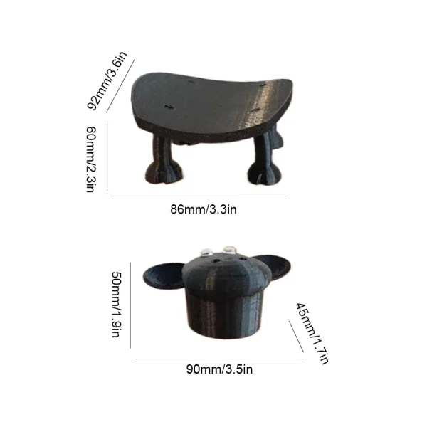 Sheep Toilet Paper Holder Resin Lovely Sheep Tissue Box Stackable for Home Bathroom Vanity Night Stands 6