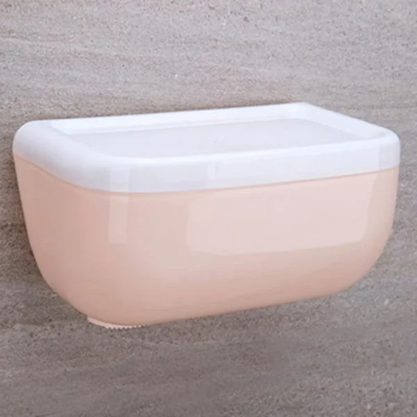 Toilet Paper Holder Waterproof Paper Holder Wall Mounted Tissue Holder Tissue Dispenser Multifunctional Storage Box 5
