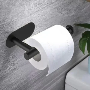 Adhesive Toilet Paper Holder Stainless Steel Tissue Hanger Waterproof Toilet Paper Stand Bathroom Accessories Paper Towels Hold 1