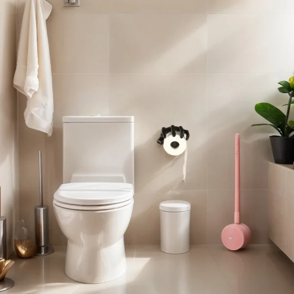 1 PC Bathroom Toilet Paper Decoration Box Gothic Style Black Witch Hand Creative Design Halloween Home Decoration Craft 2