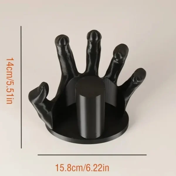 1 PC Bathroom Toilet Paper Decoration Box Gothic Style Black Witch Hand Creative Design Halloween Home Decoration Craft 4