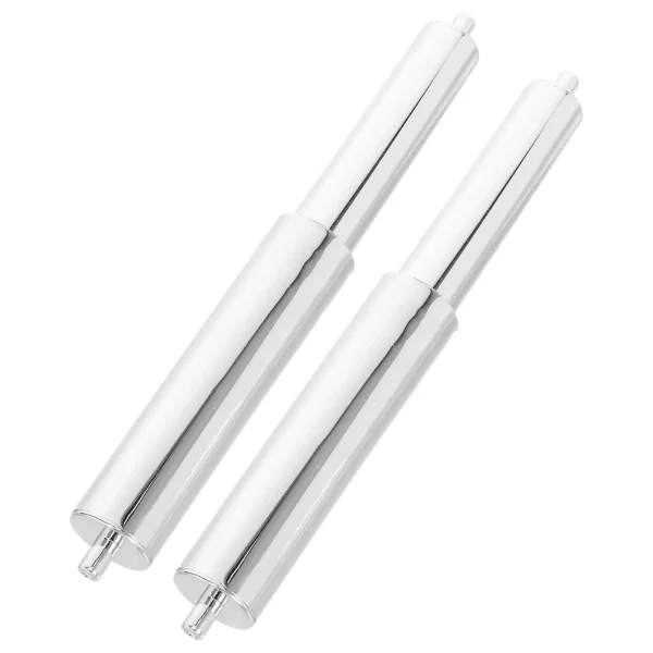 2 Pcs Toilet Paper Holder Accessories Stainless Steel Roller Replacement Simple Tissue Rod Plastic Retractable Shafts Durable 1