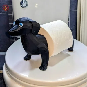 Pig Toilet Roll Holder, Frog Toilet Paper Roll Holder, 3D Printed Tissue Paper Storage Stand, Cute Bathroom Decor 1