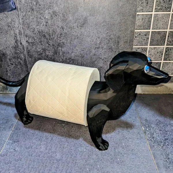 Pig Toilet Roll Holder, Frog Toilet Paper Roll Holder, 3D Printed Tissue Paper Storage Stand, Cute Bathroom Decor 4