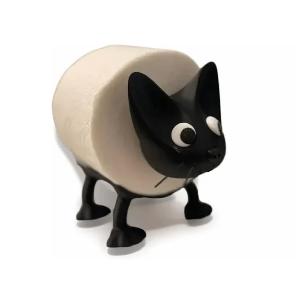 Creative Animal Shape Roll Paper Rack Bathroom Free Standing Animal Toilet Paper Holder Bathroom Accessories 2