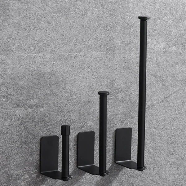 Self Adhesive Toilet Paper Holder Wall Mount No Punching Stainless Steel Tissue Towel Roll Dispenser for Bathroom Kitchen 1
