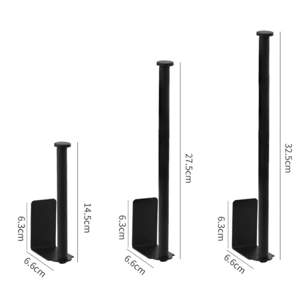 Self Adhesive Toilet Paper Holder Wall Mount No Punching Stainless Steel Tissue Towel Roll Dispenser for Bathroom Kitchen 4